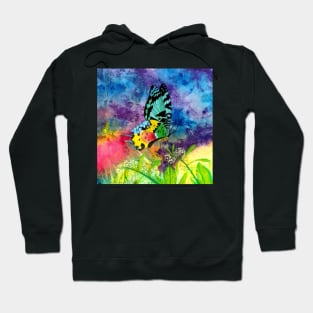 Madagascar Splash Cropped Hoodie